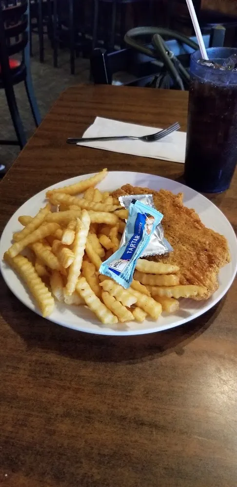 Catfish Fillet and Fries